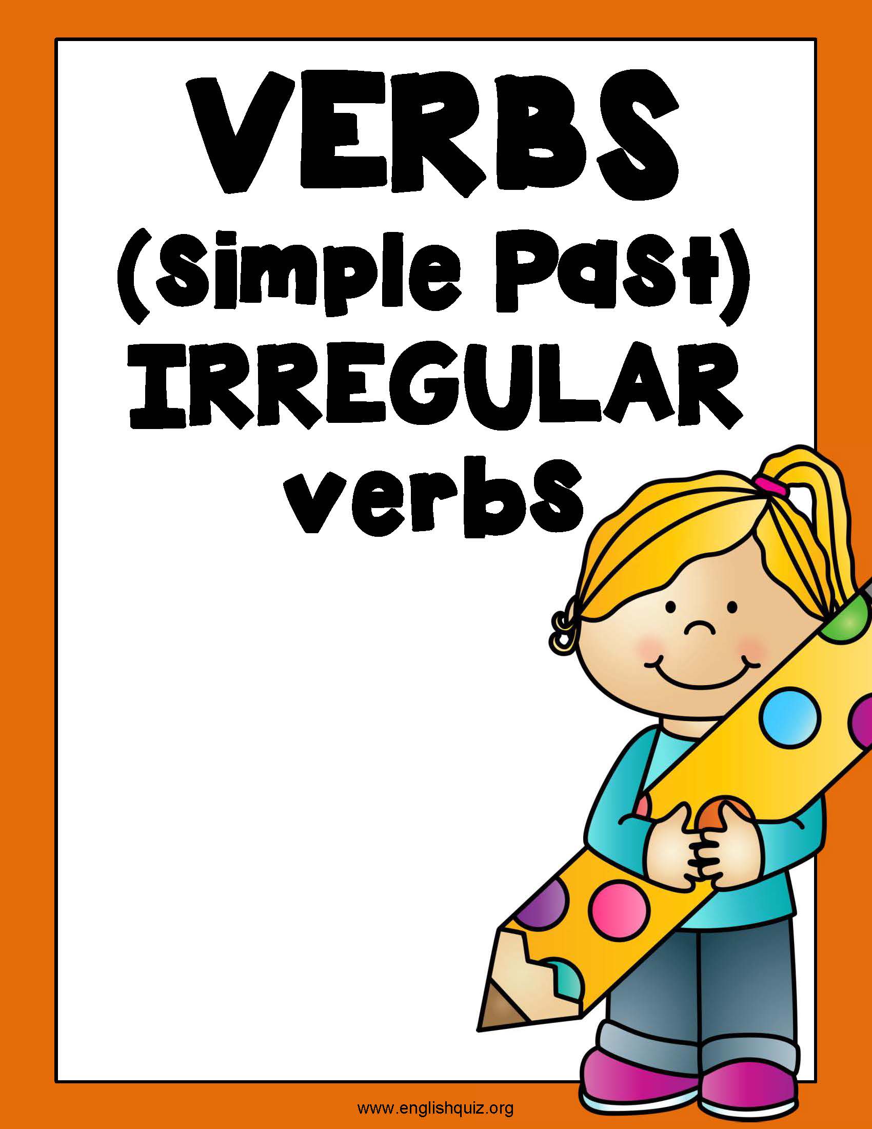 不規則動詞 Irregular Verbs 練習 官方英文測驗題庫中心